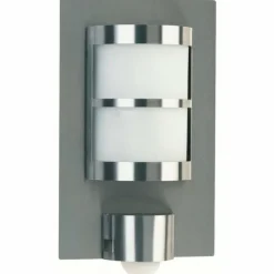 Applique extérieure Albert 6144 Acier inoxydable, 1 lumière, Détecteur de mouvement