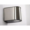 Applique extérieure LED Lutec Acier brossé, 6 lumières