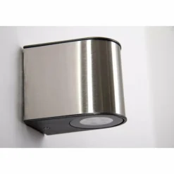 Applique extérieure LED Lutec Acier brossé, 6 lumières