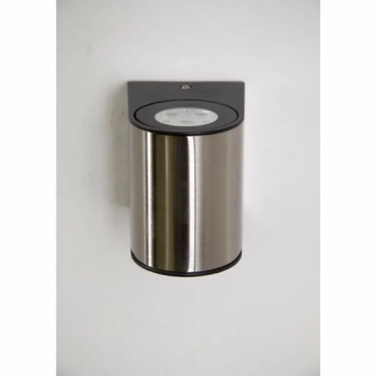 Applique extérieure LED Lutec Acier brossé, 6 lumières