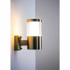 Applique extérieure Leon LED Acier inoxydable, 1 lumière