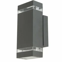 Applique extérieure LUTEC FOCUS Anthracite, 2 lumières