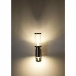 Applique extérieure Popoyan LED Acier inoxydable, 2 lumières, Détecteur de mouvement