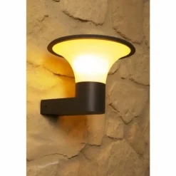 applique extérieure Trio KONGO Noir, 1 lumière