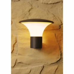 applique extérieure Trio KONGO Noir, 1 lumière