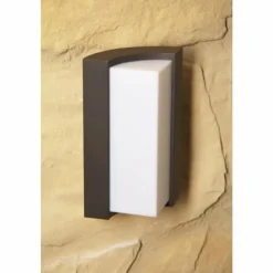 applique extérieure Trio SUEZ LED Noir, 1 lumière