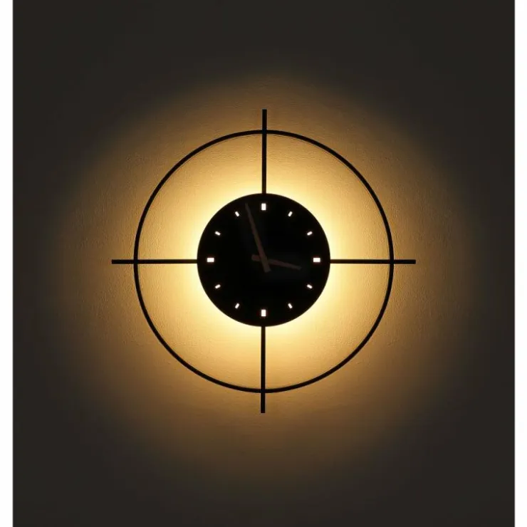 Luminaires Globo Lighting Appliques|Applique Globo UHR LED Noir, 1 lumière