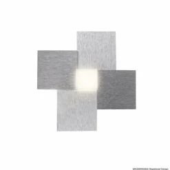 Luminaires Grossmann Éclairage Led|Applique murale / Plafonnier Grossmann CREO LED Aluminium, 1 lumière