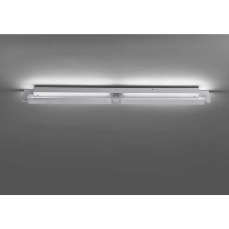 Applique Murale / Plafonnier Paul Neuhaus Q-Matteo LED Aluminium, 2 lumières, Télécommandes