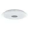 Applique murale / Plafonnier Eglo LANCIANO-C LED Transparent, Blanc, 1 lumière