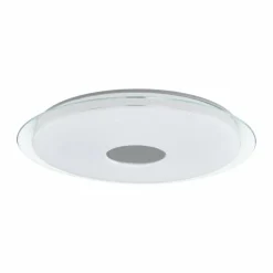 Applique murale / Plafonnier Eglo LANCIANO-C LED Transparent, Blanc, 1 lumière