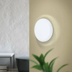 Luminaires Eglo Éclairage Led|Applique murale / Plafonnier Eglo MONGODIO 1 LED Blanc, 1 lumière