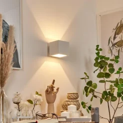 hofstein Appliques|Applique murale Polcura Blanc, 1 lumière