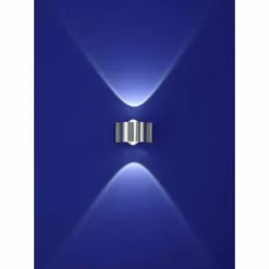 Luminaires B-Leuchten Appliques|Applique murale B-Leuchten Stream LED Aluminium, 2 lumières