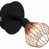 Luminaires Brilliant Spots Et Projecteurs|Applique murale Brilliant Dalma Noir, 1 lumière