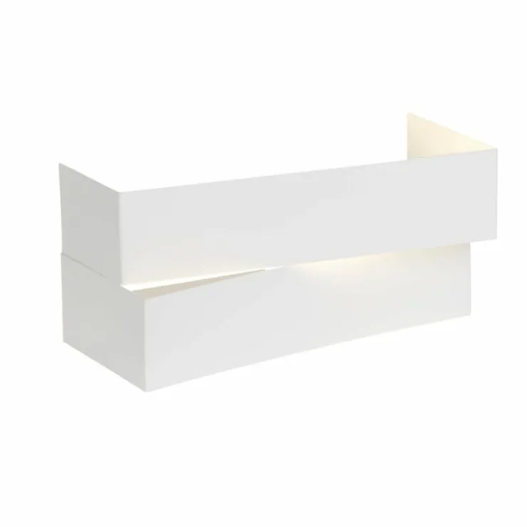Luminaires Brilliant Appliques|Applique murale Brilliant Perry Blanc, 1 lumière