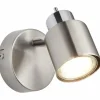 Luminaires Brilliant Appliques|Applique murale Brilliant ANDRES Chrome, Nickel mat, 1 lumière