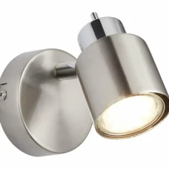 Luminaires Brilliant Appliques|Applique murale Brilliant ANDRES Chrome, Nickel mat, 1 lumière