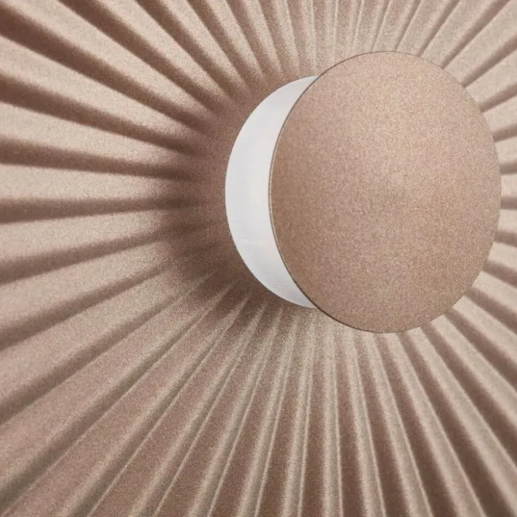 Luminaires Brilliant Appliques|Applique murale Brilliant Phinx LED Brun, Crème, 1 lumière