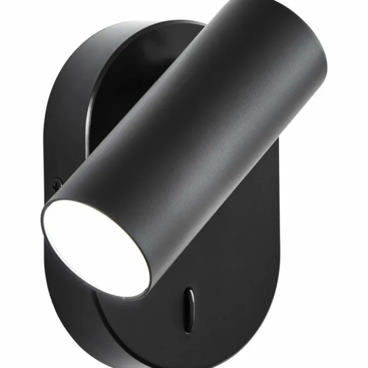 Luminaires Brilliant Appliques|Applique murale Brilliant Soeren LED Noir, 1 lumière