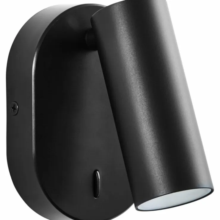 Luminaires Brilliant Appliques|Applique murale Brilliant Soeren LED Noir, 1 lumière