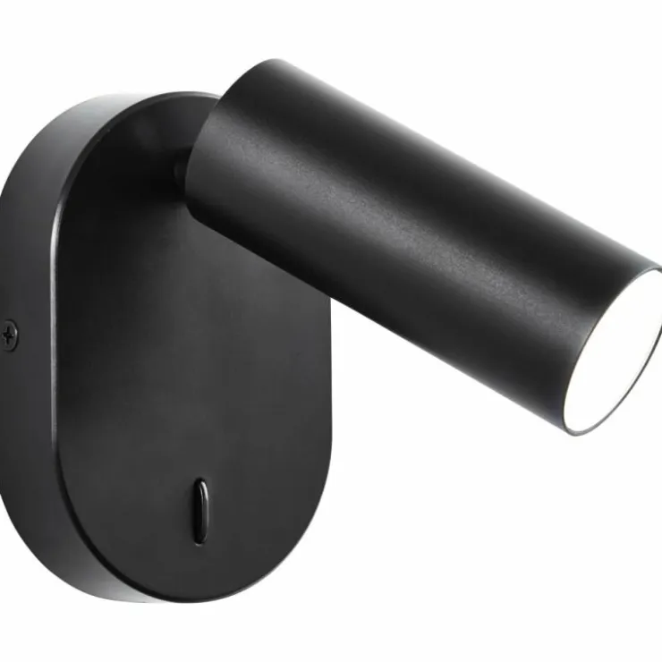 Luminaires Brilliant Appliques|Applique murale Brilliant Soeren LED Noir, 1 lumière