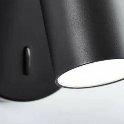 Luminaires Brilliant Appliques|Applique murale Brilliant Soeren LED Noir, 1 lumière
