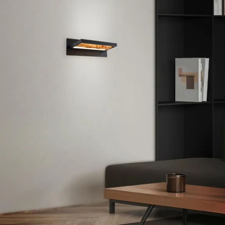 Luminaires Brilliant Éclairage Led|Applique murale Brilliant Chaumont LED Noir, 1 lumière