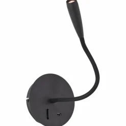 Luminaires Brilliant Éclairage Led|Applique murale Brilliant Jutta LED Noir, 1 lumière