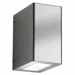 Applique murale CMD Aqua Play LED Acier inoxydable, 2 lumières
