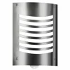 Applique murale CMD Aqua Smile Acier inoxydable, 1 lumière, Détecteur de mouvement