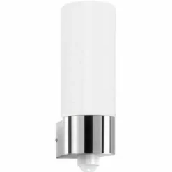 Applique murale CMD Aqua Wall Acier inoxydable, 1 lumière, Détecteur de mouvement