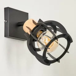hofstein Spots Et Projecteurs|Applique murale Dandin Noir, 1 lumière