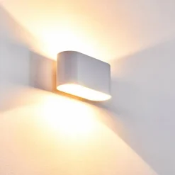 hofstein Appliques|Applique murale Dapp Blanc, 1 lumière