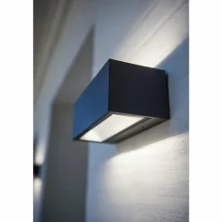 Applique murale d'extérieur LED Lutec Anthracite, 1 lumière