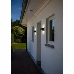 Applique murale d'extérieur LED Lutec Anthracite, 1 lumière