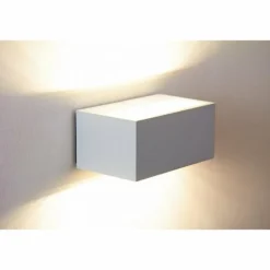 Applique murale d'extérieur LED Lutec Blanc, 1 lumière