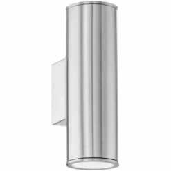 Applique murale d'extérieur Eglo RIGA Acier inoxydable, 2 lumières
