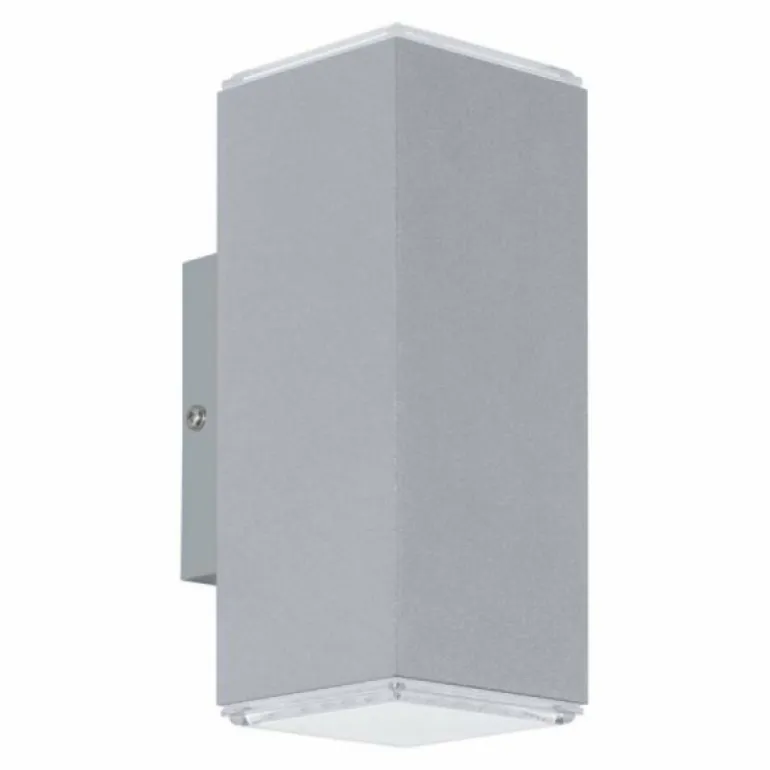 Applique murale d'extérieur Eglo TABO LED Argenté, 2 lumières