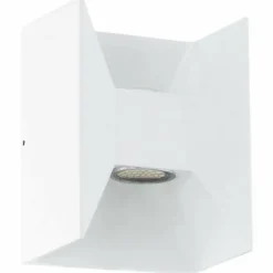 Applique murale d'extérieur Eglo MORINO LED Blanc, 2 lumières