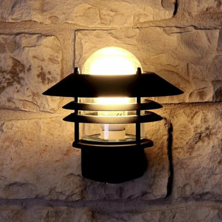 Applique murale d'extérieur Nordlux BLOKHUS Noir, 1 lumière