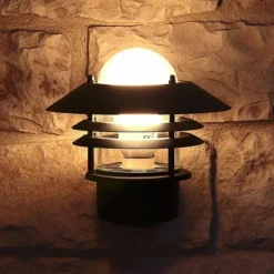 Applique murale d'extérieur Nordlux BLOKHUS Noir, 1 lumière