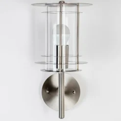 Applique murale d'extérieur VALDEZ Acier inoxydable, 1 lumière