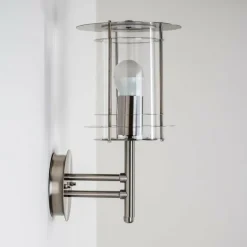 Applique murale d'extérieur VALDEZ Acier inoxydable, 1 lumière