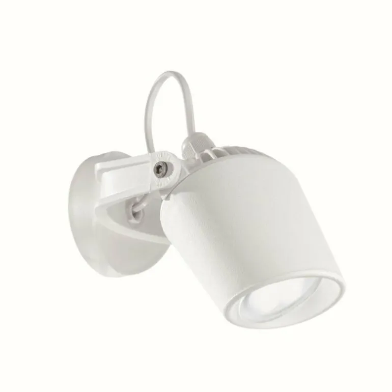 Applique murale d'extérieur Ideal Lux MINITOMMY Blanc, 1 lumière