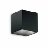 Applique murale d'extérieur Ideal Lux RUBIK LED Noir, 1 lumière