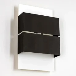 Applique murale d'extérieur Tidan LED Blanc, 2 lumières