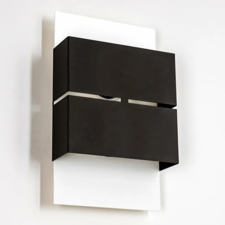 Applique murale d'extérieur Tidan LED Blanc, 2 lumières