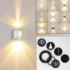 Applique murale d'extérieur Orsa LED Zingué, 2 lumières