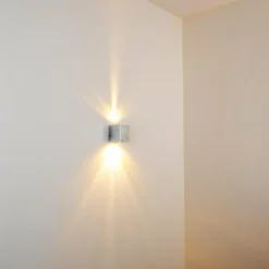 Applique murale d'extérieur Orsa LED Zingué, 2 lumières